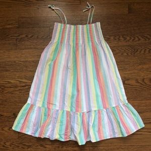 H&M lightweight multicolor striped dress. EUC!